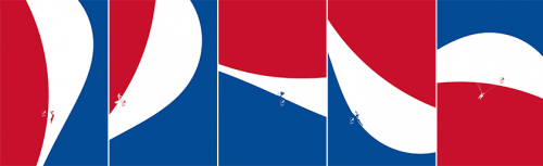 品牌LOGO玩出來了新花樣，百事可樂LOGO賦予新的意義很多品
